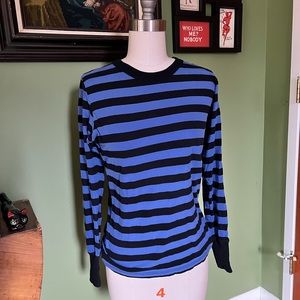 Big Bud Press blue striped long sleeve t-shirt XXS